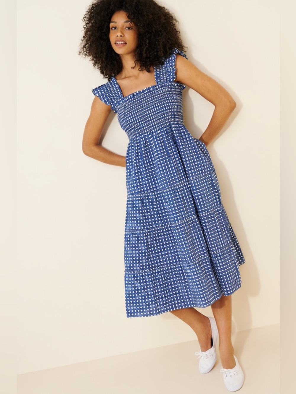 Hill House Ellie Nap Midi Dress - size medium - Picture 2 of 5
